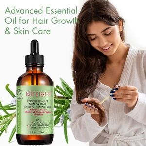Rosemary Oil for Hair Growth Improves Hair Loss and Split Ends Nourishes Scalp